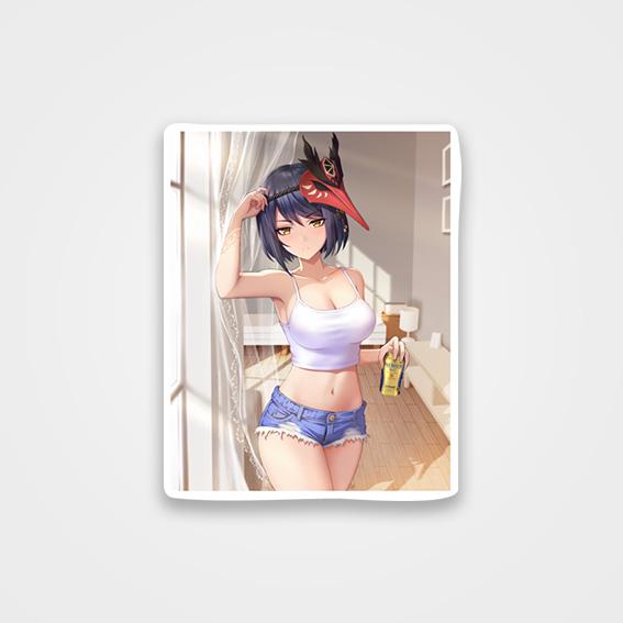 Sexy Kujou Sara Genshin Impact