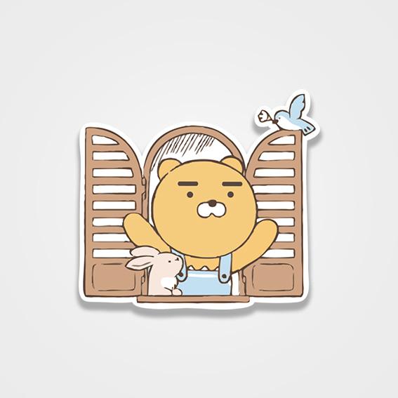 KaKao Friends - Ryan Opening Window