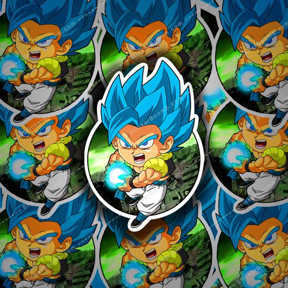Gogeta Chibi Sticker
