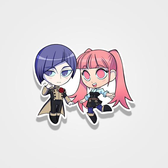 Lorenz and Hilda - Fire Emblem Three Houses - Chibi Cuties