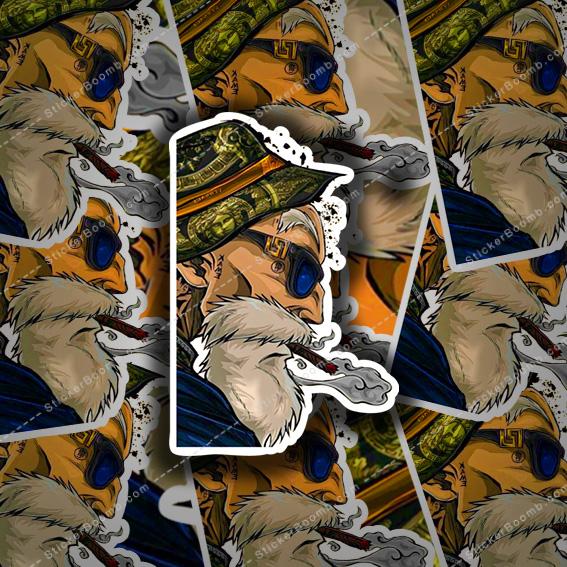 Master Roshi Drip Sticker