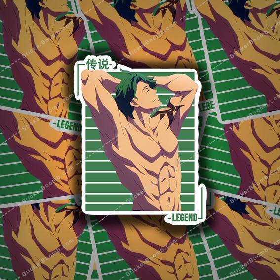 Joe flexing body