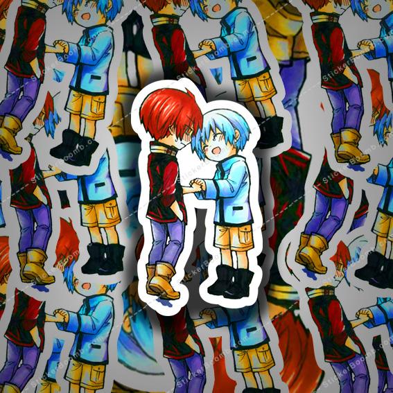 Assassination classroom - Chibi Karma Akabane & Nagisa