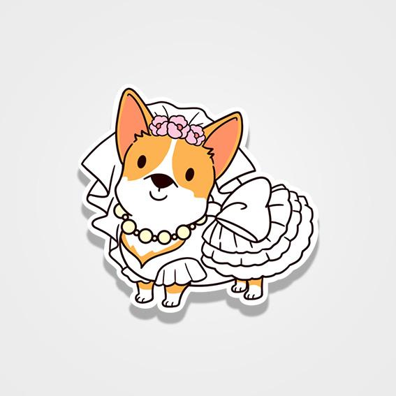 Bride Corgi